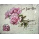 Le Jardin Róże duża tabliczka