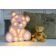 Lampa led MIŚ pink